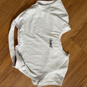 Bombshell Sportswear Open Back Crop top